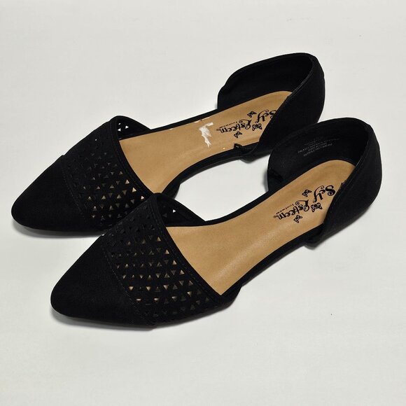 Self Esteem Shoes - New Women’s Self Esteem Black Pointy Flats 8.5